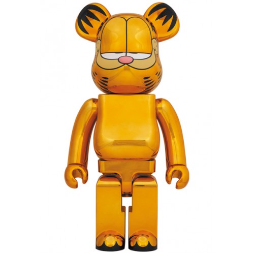 BEARBRICK x GARFIELD GOLD CHROME VER. 1000%